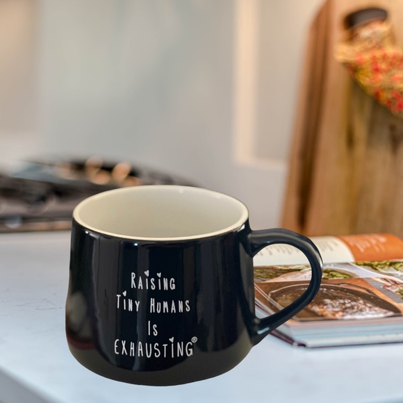 Raising Tiny Humans Is Exhausting Ceramic Mom Life Coffee Mug - Picture 2 of 6